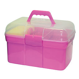 Box na čistící potřeby, 8-dílný, růžový