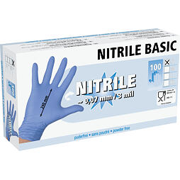 Jednorázové nitrilové rukavice Nitrile Basic