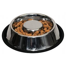 Nerezová miska proti hltání, 500 ml