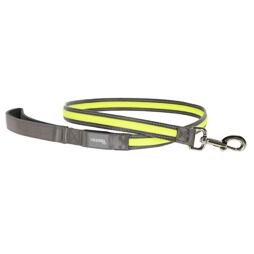 Svítící vodítko pro psy nylonové, 25 mm x 120 cm, žluté