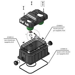 ND Spodní vnitřní těsnění pro napáječku DUO