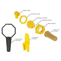 Klapka uzavírací 5ks - pro ventil 14220/2 na kbelík 14210