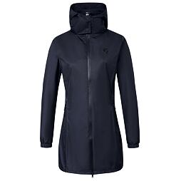 Dámský kabát do deště Covalliero S/S 2024, tmavě modrá