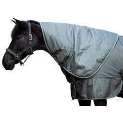 Nákrční díl k zimní dece pro koně s fleecem RugBe 200 Covalliero A/W 2023, nefritově zelená, S
