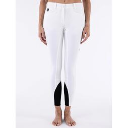 Dámské rajtky s gripem EQUILINE Cedar, bílá