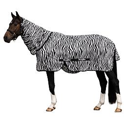 Antialergická deka proti hmyzu pro koně s nákrčníkem ZEBRA