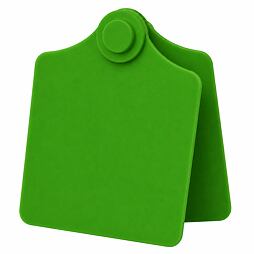 Primaflex füljelző leírás nélkül, zöld, 2-es méret, 25 db/csomag