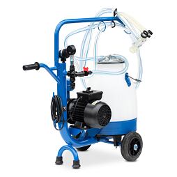 Mobilní dojící zařízení pro kozy s vozíkem a bezolejovou vývěvou 170 l/min