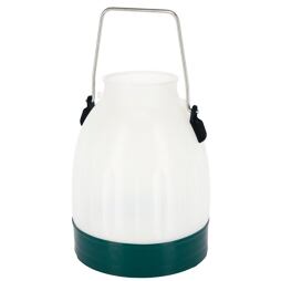 Plastová konev na dojení 30 litrů zelená, výška držadla 143mm
