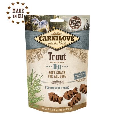 Carnilove Dog Semi Moist Snack Trout&Dill pamlsky pro psy, 200 g