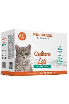 Calibra Cat Life Sterilised Multipack kapsičky pro kočky 12 x 85g (10/2025)
