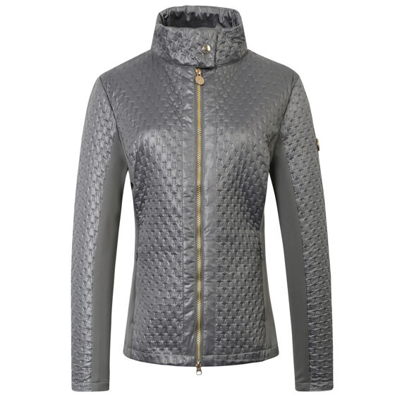 Női kombinált kabát Covalliero S/S 2023, szürke