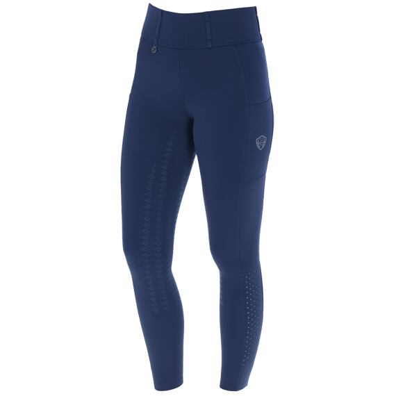 Jezdecké legíny kompresní Covalliero S/S 2025 dětské, tmavě modrá