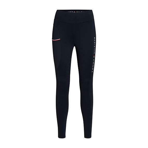 Leginy TOMMY HILFIGER Devon dámské, kolekce S/S 2025, černá