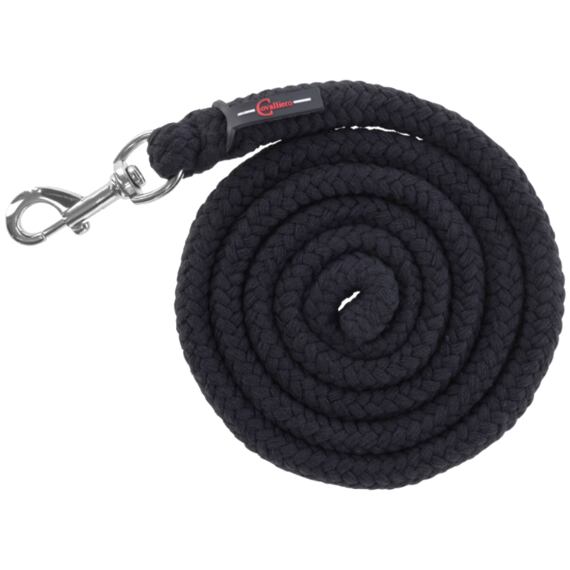 Vodítko Covalliero Doria s klasickou karabinou, černá