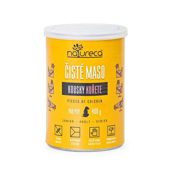 NATURECA konz. kuřecí kousky pro psy 400g