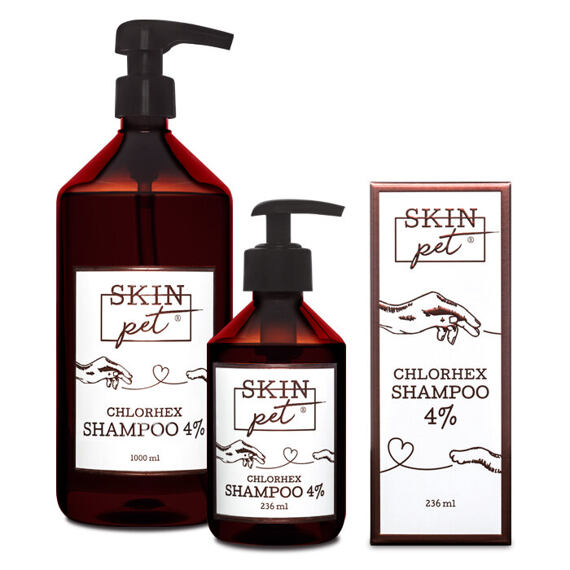 DÁREK SkinPET Chlorhex Shampoo 4,0%, 236 ml (EXP. 08/2025)