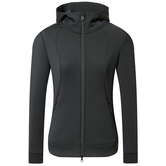 Dámská mikina s kapucí Covalliero A/W 2025, černá