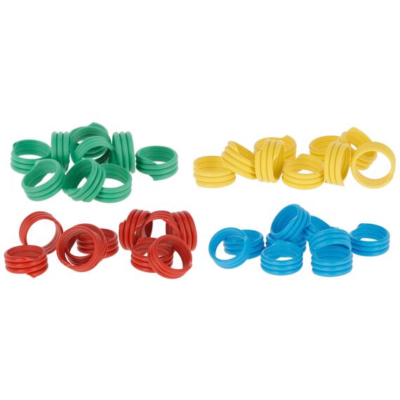 Kroužky na holuby, spirálové, 8mm 20ks/bal