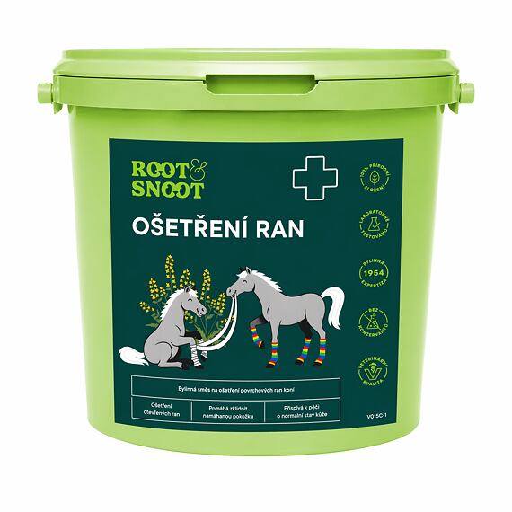 Gyökér- és orrseb kezelésére lovaknak gyógynövényes keverék 25x30 g-os kiszerelésben