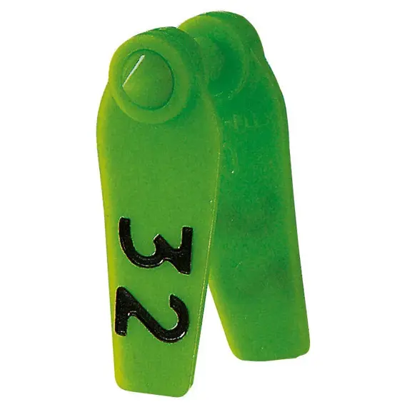 Primaflex füljelző leírással 25 db, zöld, 0-s méret