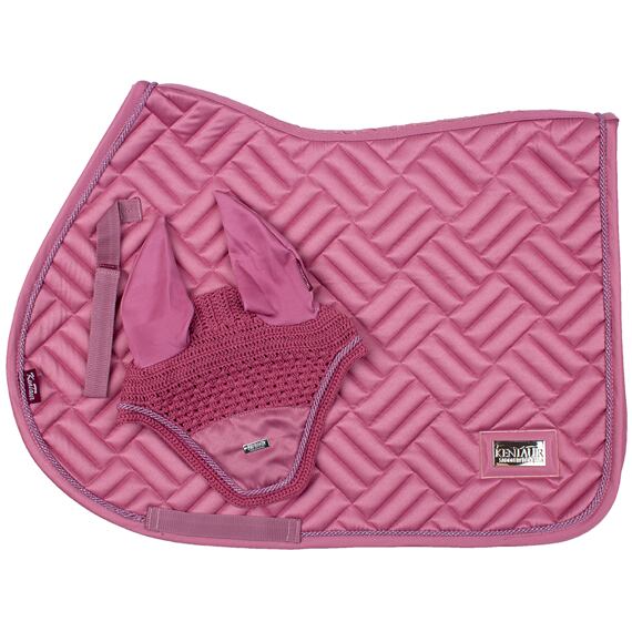 Nyeregvédő+nyeregtakaró KENTAUR szatén, rózsaszín