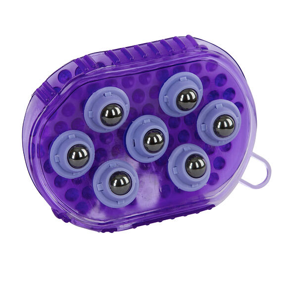 Magnetické masážní hřbílko, fialová