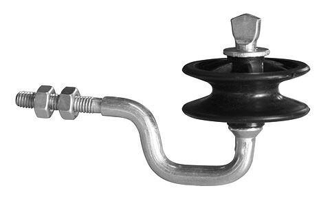 Rohový izolátor na lanka se závitem