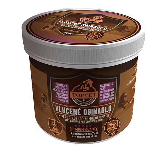 Topvet for Horses Vlhčené obinadlo k péči o kůži po zhmožděninách 10 m x 7 cm