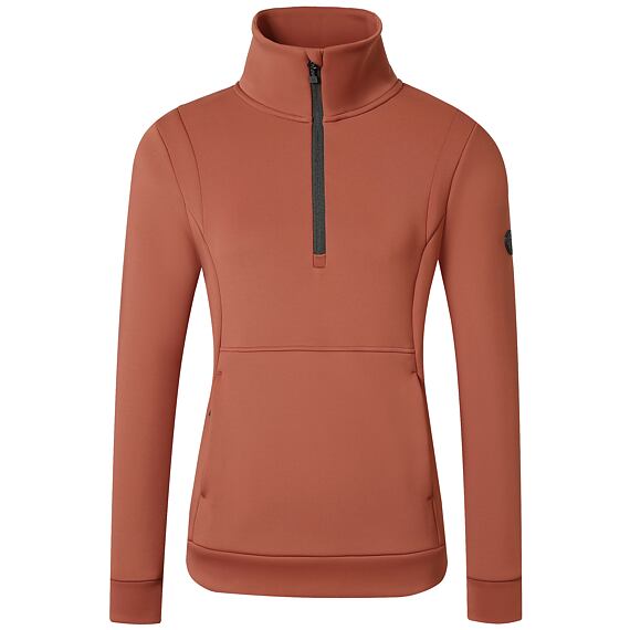 Dětské funkční tričko Covalliero A/W 2025, cihlová