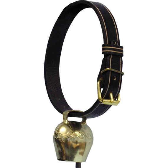 Bőr, díszített szíj legelőharangokhoz 47 x 125 cm