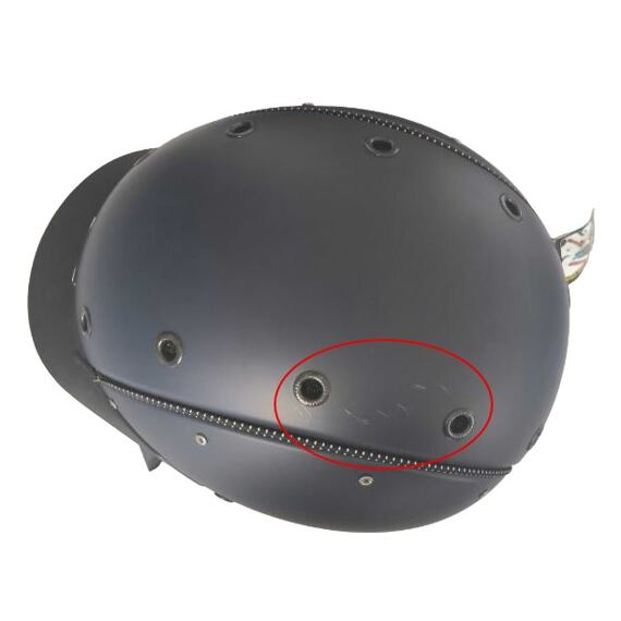 CASCO Champ-3 motoros sisak kék, Méret: S (kis karcolás)