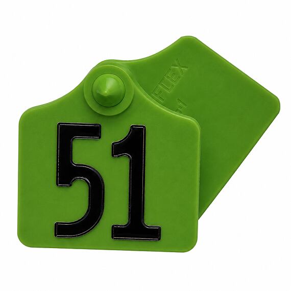 Primaflex füljelző leírással 25 db, zöld, 1-es méret