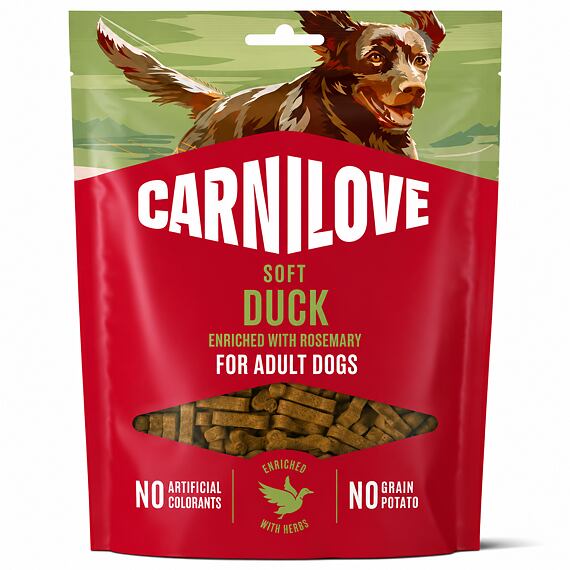 Carnilove Kutya Puha Snack Kacsa+Rozmaring 200g