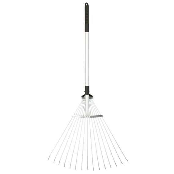 Teleskopické kovové hrábě