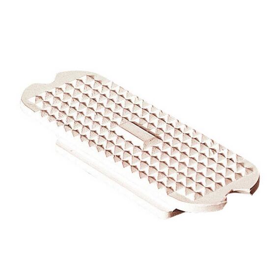 Gumy do třmenů rovné, 12cm, bílá - pár