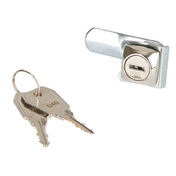 Náhradní zámek s klíčem pro skříň na sedlo
