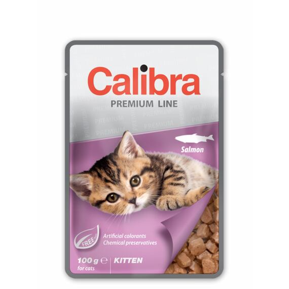 Calibra Kitten Salmon kapsička pro koťata 100g