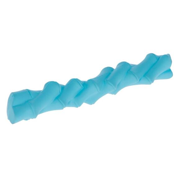 Gumový klacek dentální hračka pro psy, modrá
