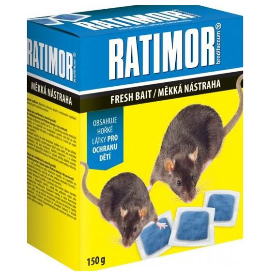 RATIMOR BRODIFAC 29 PPM  měkká nástraha box 150 g
