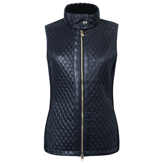 Dámská kombinovaná vesta Covalliero S/S 2023, tmavě modrá