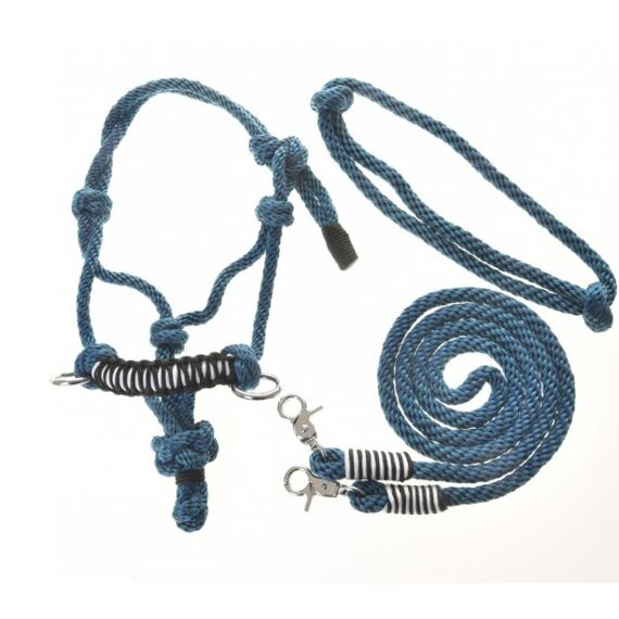 Provazový set pro hobby horse LarDen, antracit, vel. S