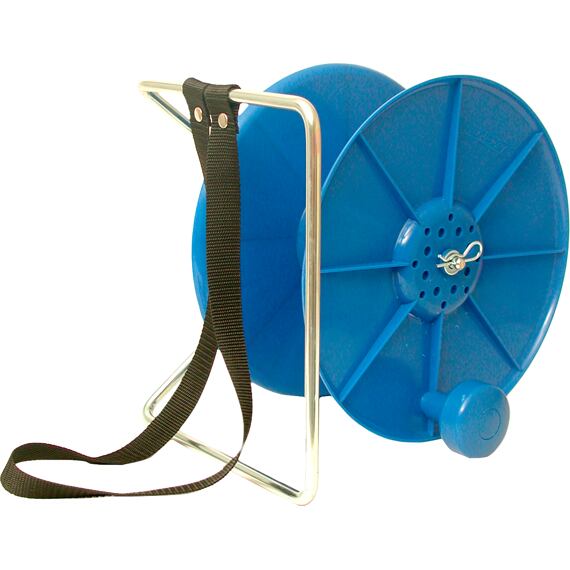 Naviják lanka SUPER s popruhem, modrý