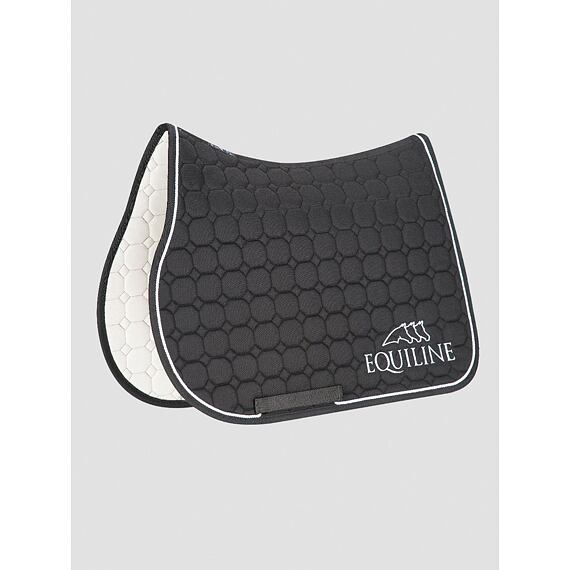 Podsedlová dečka EQUILINE Octagon Outline, všestranná, černá