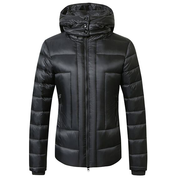 Dámská zimní prošívaná bunda Covalliero A/W 2024, černá