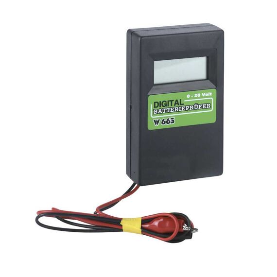 Digitální zkoušečka EURO - voltmetr pro baterie 0-20 V