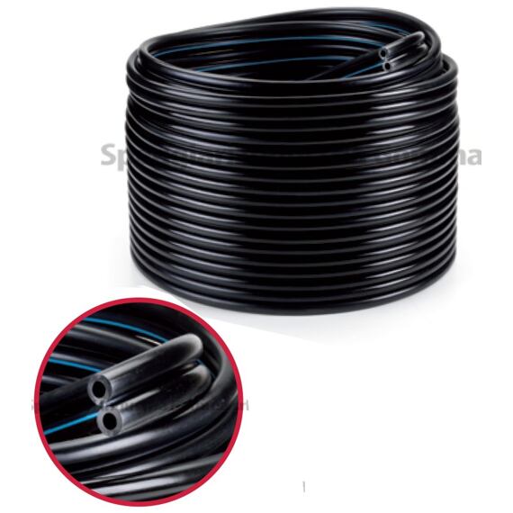 Podtlaková gumová hadice dvojitá, o 7 x 14 mm - 1m