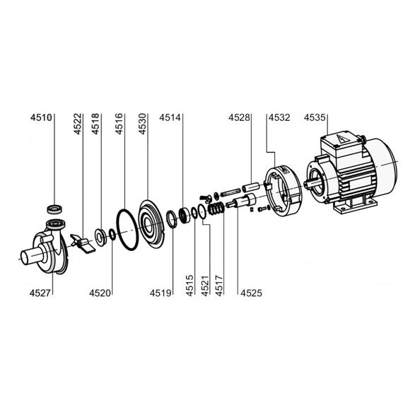 Hřídel čerpadla UP3-005 
