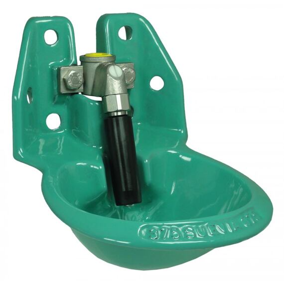 Suevia 375-ös modellű itatótál, rozsdamentes acél szeleppel