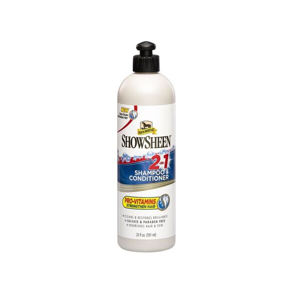 ABSORBINE ShowSheen 2in1 ló sampon és balzsam, 591 ml